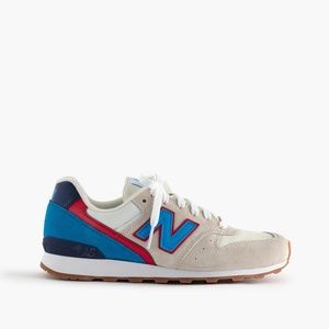 New Balance Women's 696 for J.Crew -White/Blue/Red